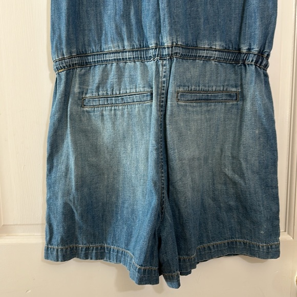 Ralph Lauren  Jean Shorts Romper - Picture 5 of 7